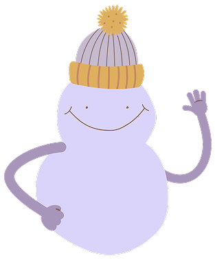 Purple ChatBot character